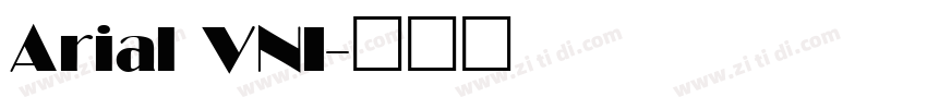 Arial VNI字体转换